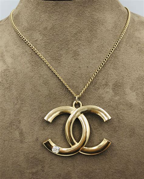 cheap chanel necklace uk|Chanel long necklace with logo.